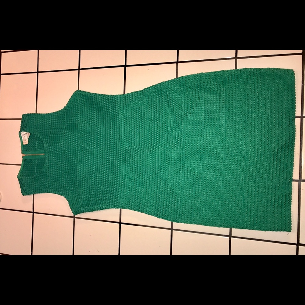 Delvin Kelly Green Bandage Dress